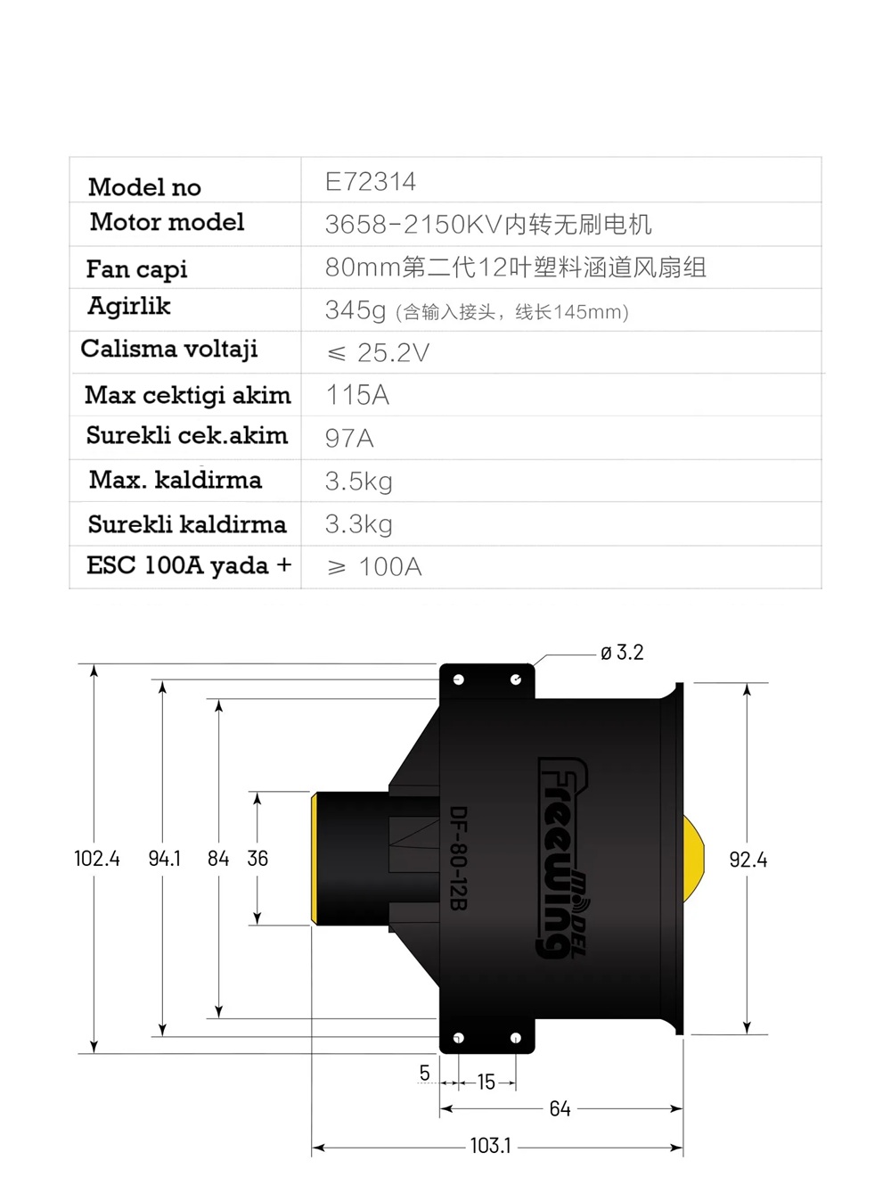 0417 12 bicakli jet motoru